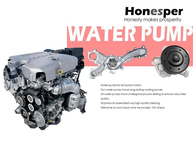 Auto Car Water Pump for Toyota Highlander Rx200t
