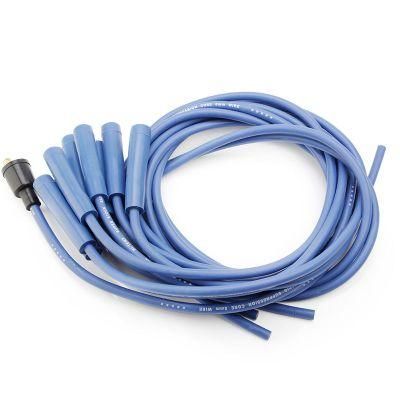 New Racing 8mm Blue Spark Plug Wire Set Ignition Cable Replacement for Ford F-150 Mustang 5.0L 5.8L, Sbf 302