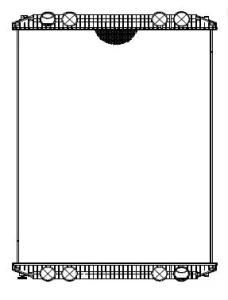Truck Radiator Freightliner Century Class/ Columbia OE# D0635