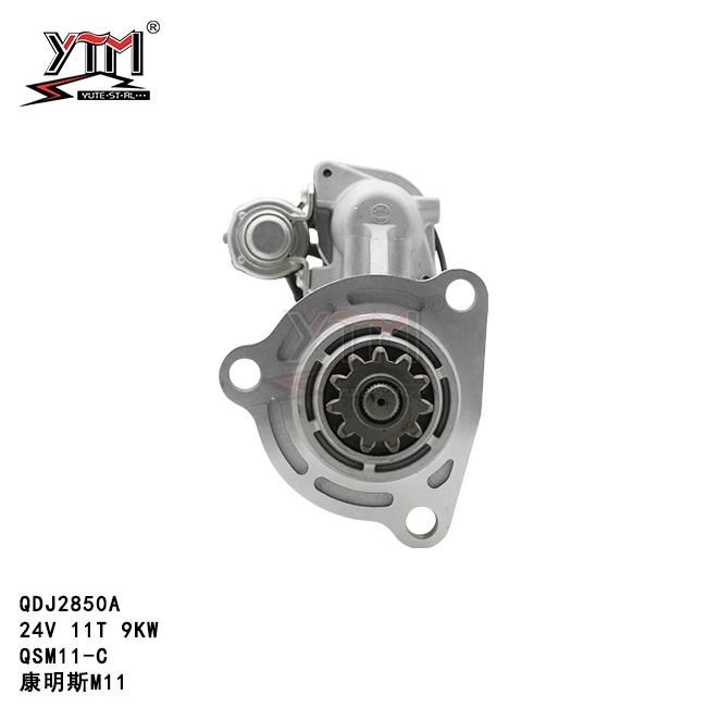 Ytm Starter Motor Qdj2850A - Cw/24V/11t/9.0kw Same as Original Engine Parts for OE 19011509
