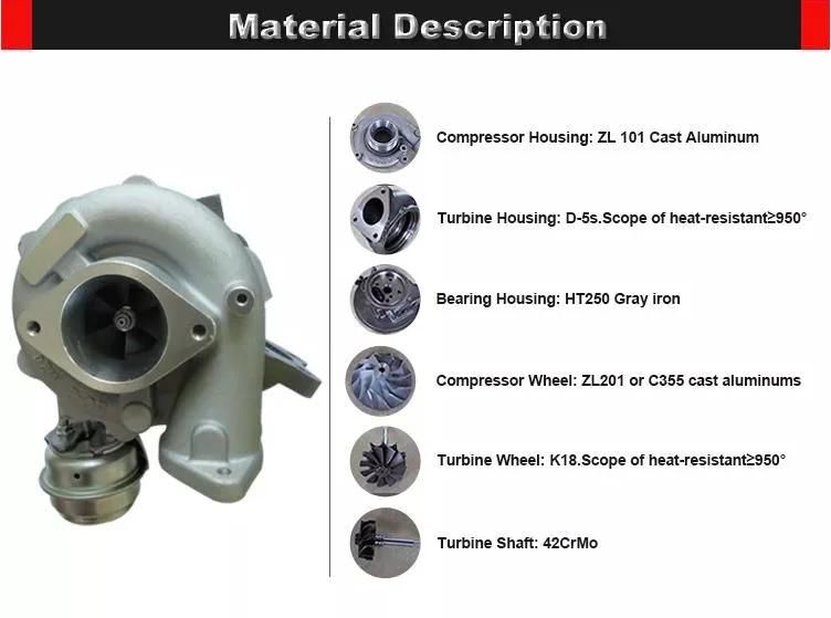 OEM Garrett Charger Turbo of Gt2260V 753392 for B MW