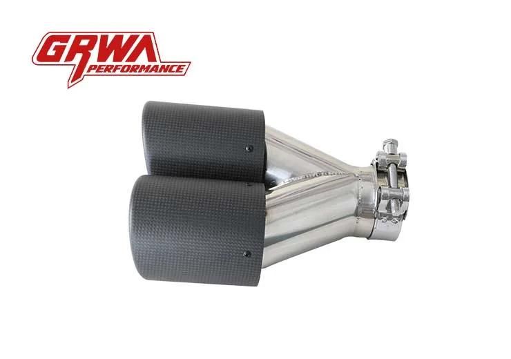 Dual Style Carbon Fiber Exhaust Tip in Stock