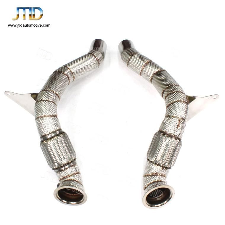 China Factory Price Exhaust Downpipe with Heat Shield for Ferrari 488