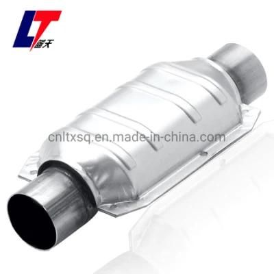 Universal 2.5 Inch Catalytic Converter High Flow T409 Stainless Steel