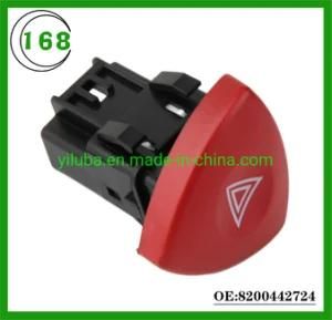 Hazard Warning Light Switch Car Light Switch Red Button for Renault OE 8200442724