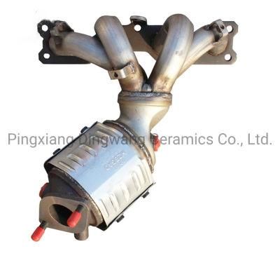 Hot Sale Exhaust Manifold Catalytic Converter for Hyundai Sonata