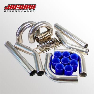 8 PCS Universal 2.75&quot; 70mm Aluminum Piping Kit Turbo Boost Intercooler Pipe