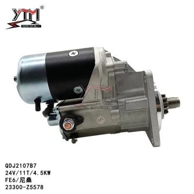 Ytm Starter Motor Qdj2107b7 - 24V/11t/4.5kw for Nissan 23300-Z5578