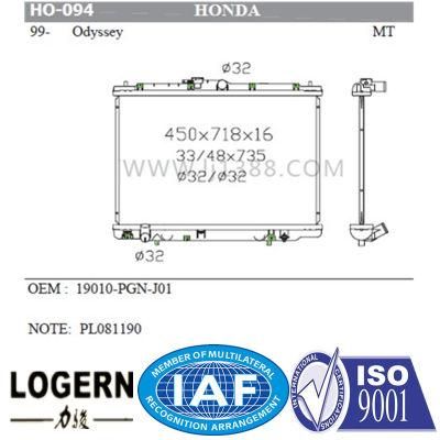 Accessories Auto Radiator for Honda Odyssey&prime;99- Mt
