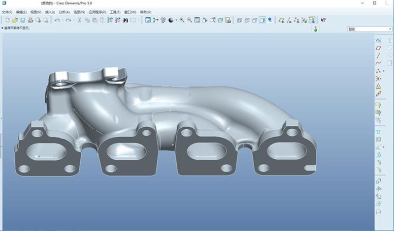 Customized Ductile Cast Iron Casting Exhaust Manifold for Car
