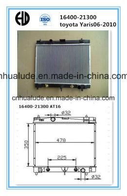 Aluminum Brazed Car Radiator for Toyota Yaris