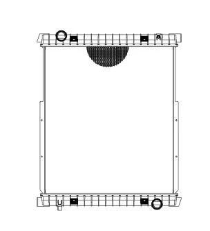 High Quality Competive Price Truck Radiator for Iveco Eurocargo E18/E20/E201 00~ OEM: 500361629, 63332