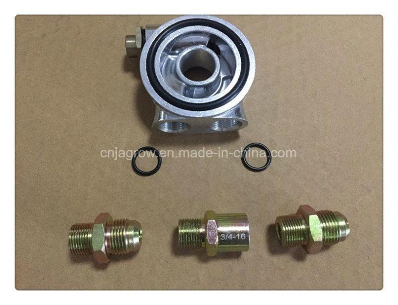 Mocal Type Oil Filter Oil Cooler Sandwich Plate Adapter with Thermostat