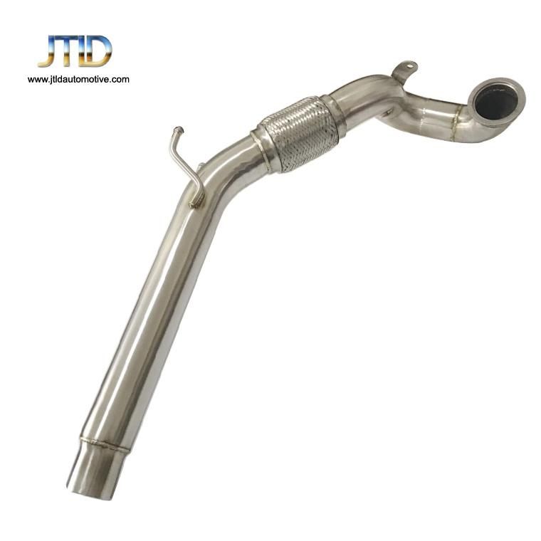 SS304 3 Inch Exhaust Downpipe for VW Golf Mk7 A3 S3 8V Tt Mk7 R 2.0 Tfsi 2014