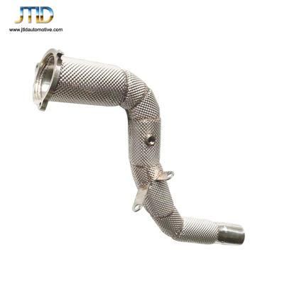 China Factory Price High Flow Exhaust Downpipes for Jaguar Xe 2.0