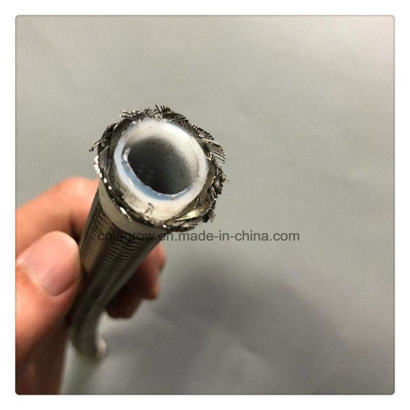 High Quality Stainless Steel Braided Outside Oil Hose with PTFE Inside