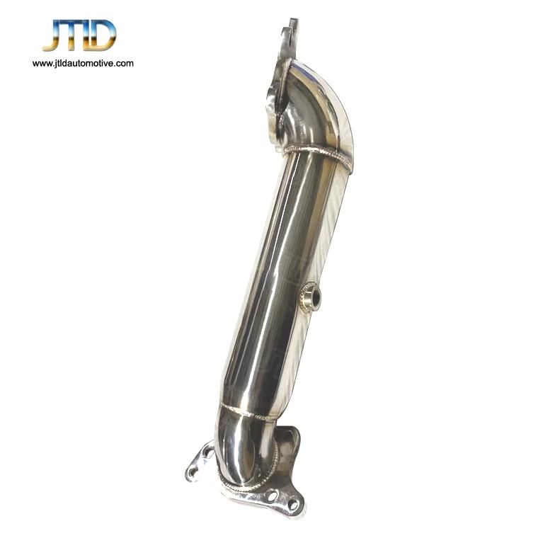 304 Stainless Steel Exhaust Pipe Catless Exhaust Downpipe for Honda Civic 10generation