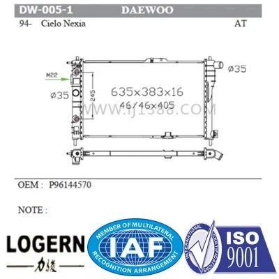 Dw-005-1 Auto Radiator for Daewoo Cielo/Nexia 94 00 at