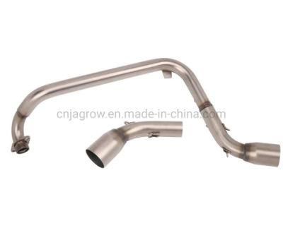 Motorcycle Exhaust System Front Pipe Modified Connect Stainless Steel High Mount Link Pipe for Honda Grom Msx125 2013-2019