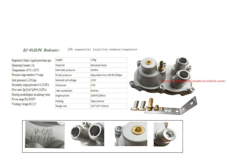 CNG LPG Pressure Regulator Reducer CNG LPG Conversion Kits