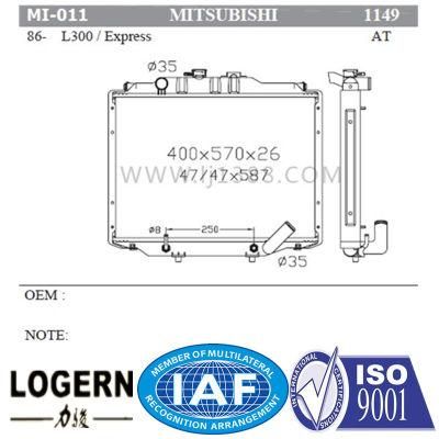 Auto Radiator for Mitsubishi L300/Express&prime;86-99 at Dpi: 1149