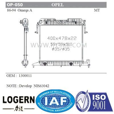 Auto Radiator for Omeqa A&prime;86-94 Mt 1300011