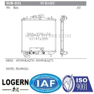 Brand New Aluminum Auto Radiator for Subaru Rex&prime;90- at