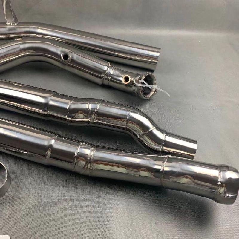 Exhaust Downpipes for 2013-2017 Mercedes Amg Cls63 C218 M157 Twin-Turbo 4matic 5.5t