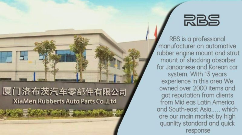 China Manufacturer Xiamen Rbs Auto Parts OEM Factory Aftermarket Front Engine Motor Mount 12361-16210 for Toyota