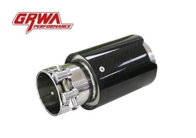 in Stock Performance Grwa Carbon Fiber Exhaust Tips 3.5 Outlet