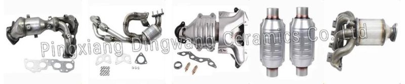 Exhaust Manifold Ternary Catalytic Converter Price for Toyota Land Cruiser