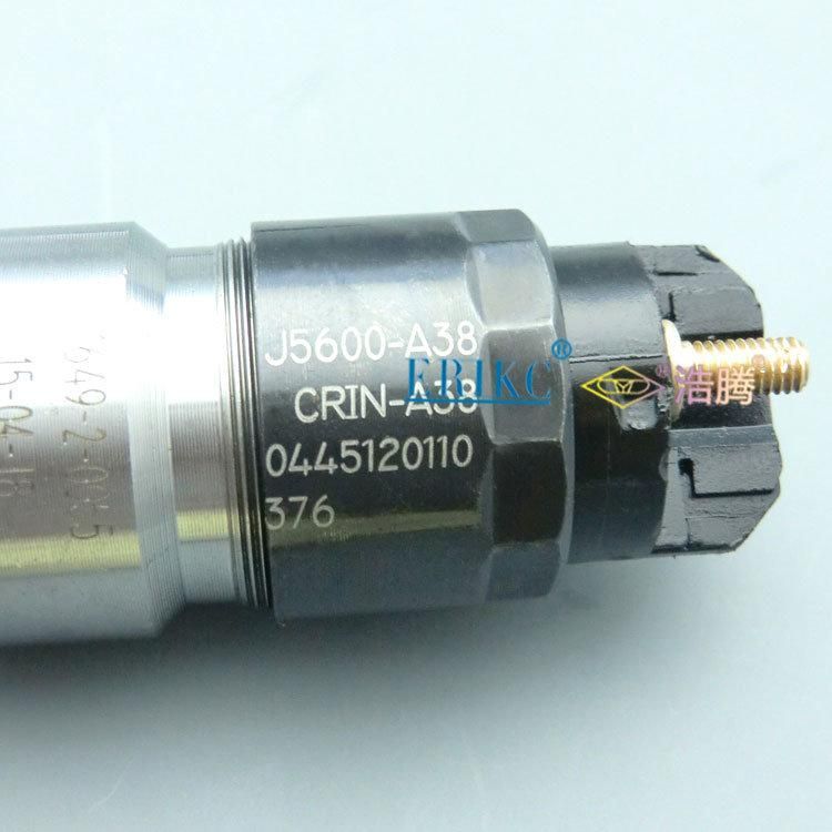 Erikc 0445120110 Bosch Common Rail Injector 0445 120 110 Bosch Fuel Injector 0 445 120 110 Yuchai J6a00-1112100-A38 for Yutong, Kinglong Yuchai Yc4e, Yc