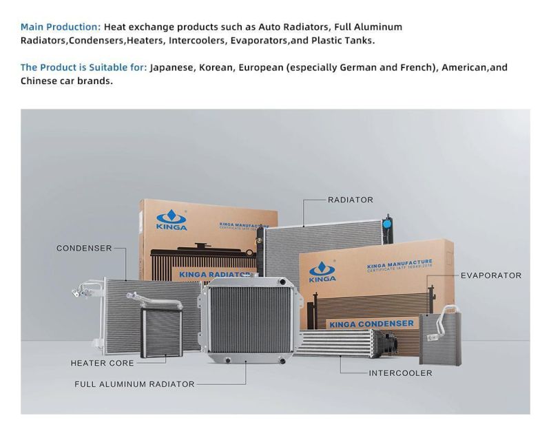 Auto Radiator for 206 Mt