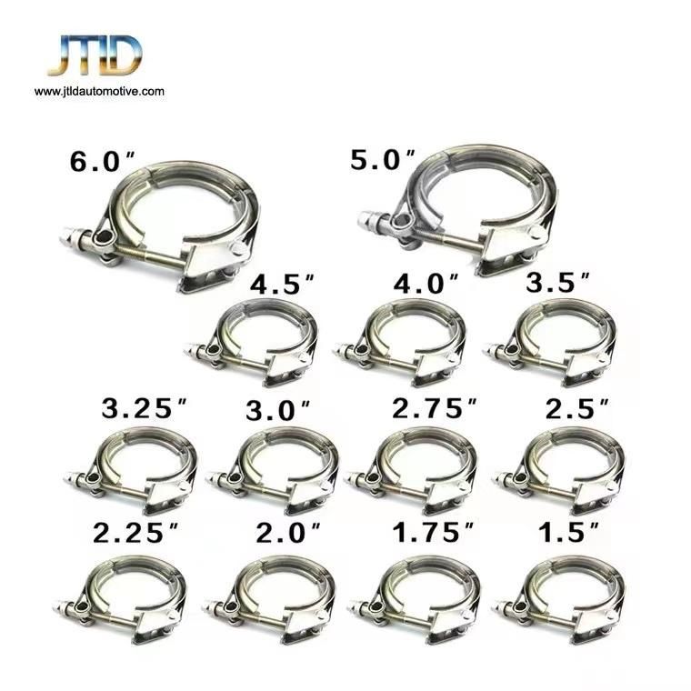 Universal Clamp 304SUS Male and Female Flange 2 Inch Quick Release V Band Clamps