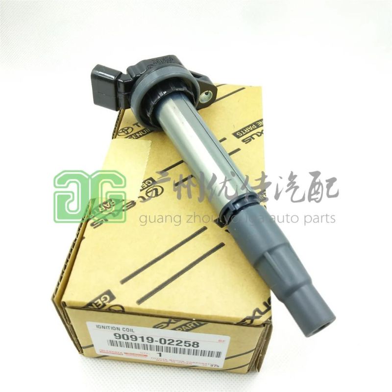 Factory Direct Sales Auto Parts Ignition Coil OEM 90919-02258 for Toyota