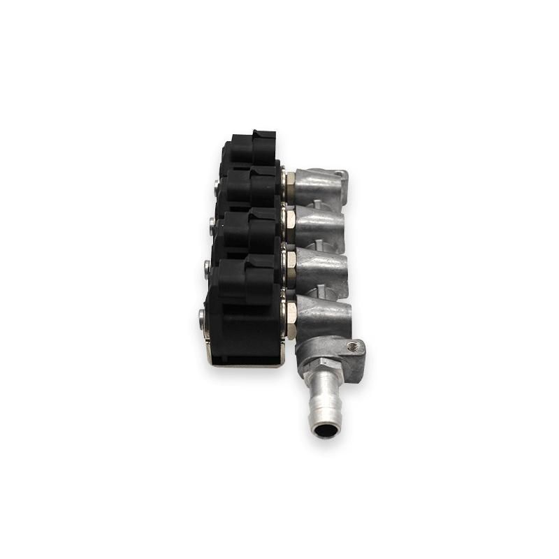 Ig1 Type 4-Cylinder 2-Ohm CNG Injector Rail for Autogas Kits