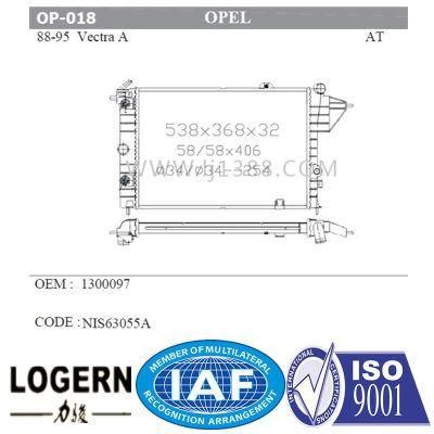 OEM: 1300097 Motorcycle Parts Radiator for Opel Vectra A&prime;88-95 at