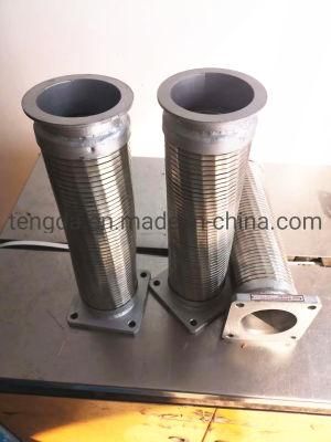 Good Price Truck Chrome Stainless Flexible Exhaust Pipe with Flange