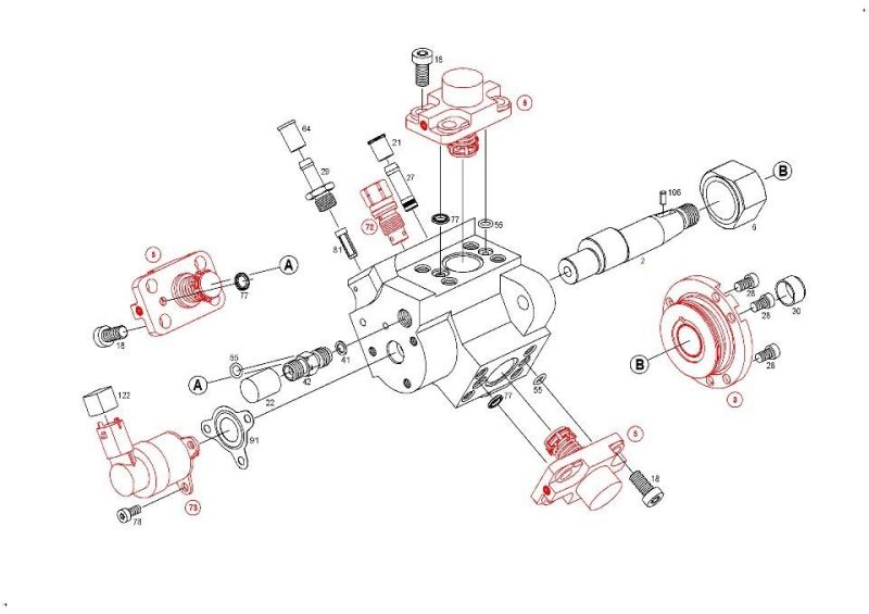 Temp 0928400825 Metering UnitComponents of High-pressure Pump| www chinahenshine com