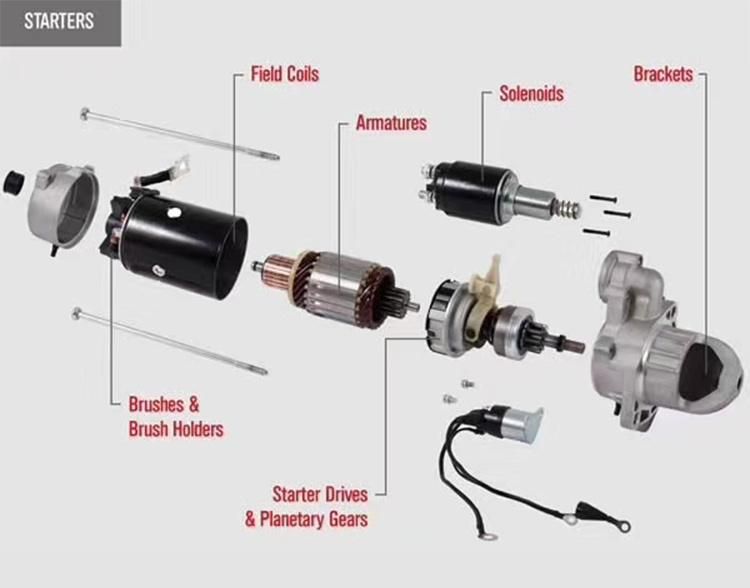 Cheap 6dB1 AC Auto Motors Starter for Ex200-5 Excavator