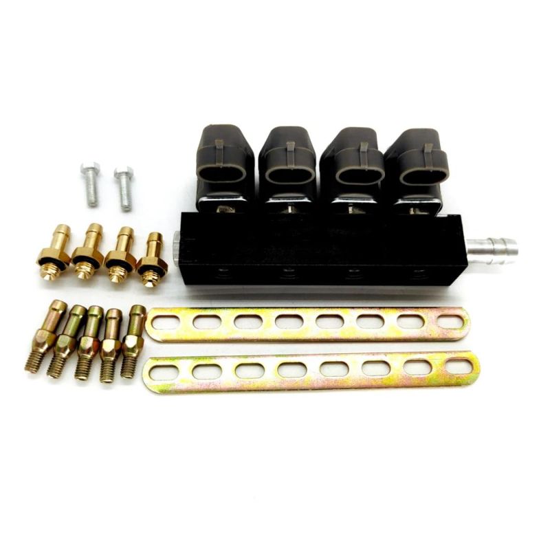 Llano Grey Lig1s Injector Rail for Multi-Cylinder Engine