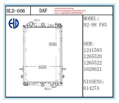 Good Quality Aluminum Truck Radiator