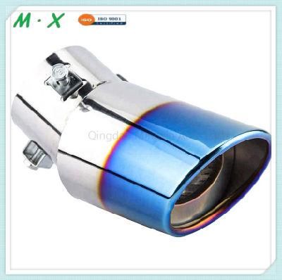 Universal Performance Racing Car Exhaust Tail Pipe Blue Burnt Stainless Steel Muffler Tail Pipe