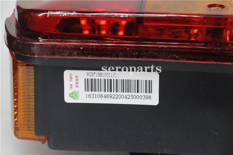 Wg9719810011 Sinotruk HOWO Spare Partscombination Rear Tail Light