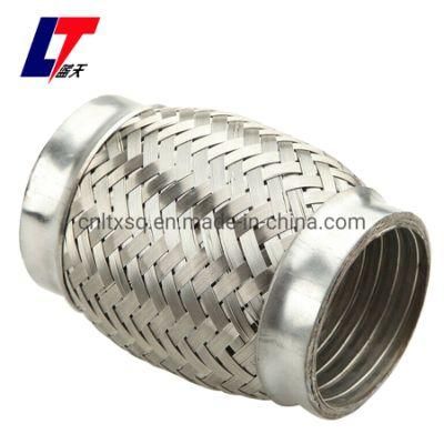 Exhaust Adaptor, 2.5&quot; X 6&quot; Stainless Steel Interlock Flexible Exhaust Connection Pipe