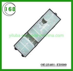 Power Window Switch Suitable for Nissan Tiida 25401EL30A 25401-EL30A 25401ED500 25401-ED500 Sw11450 1s14494 Dws363