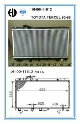 Cheap Aluminum Brazed Welded Car Radiator for Toyota Tercel