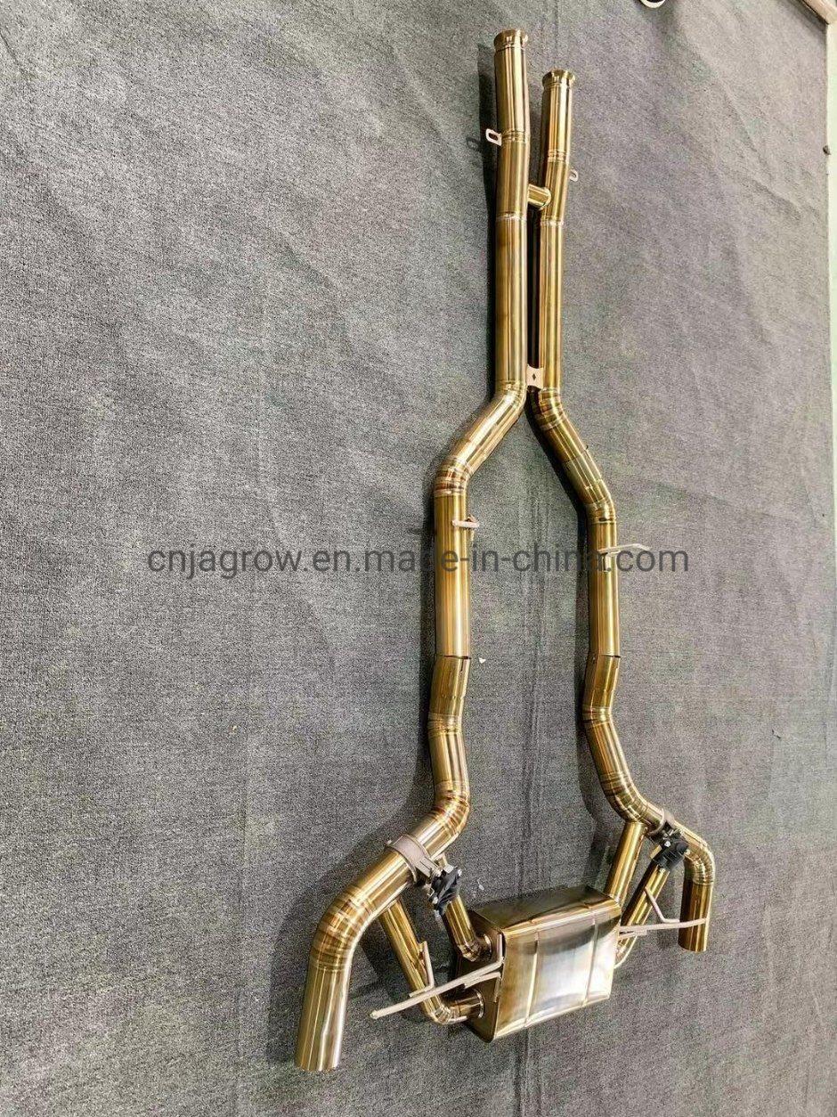 Titanium Alloy 304ss Exhaust Catback System for Benz Amg Gt