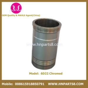 6D22 Cylinder Liner for Kobelco Sk400 Chromed Liner