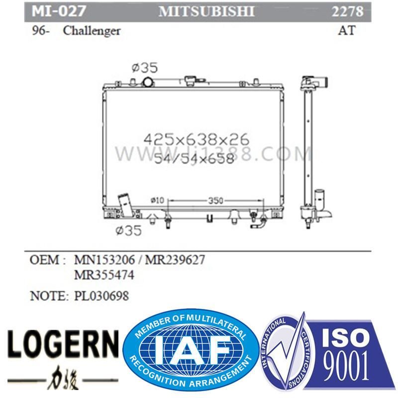Mi-027 Radiator for Mitsubishi Montero Challenger′96- at